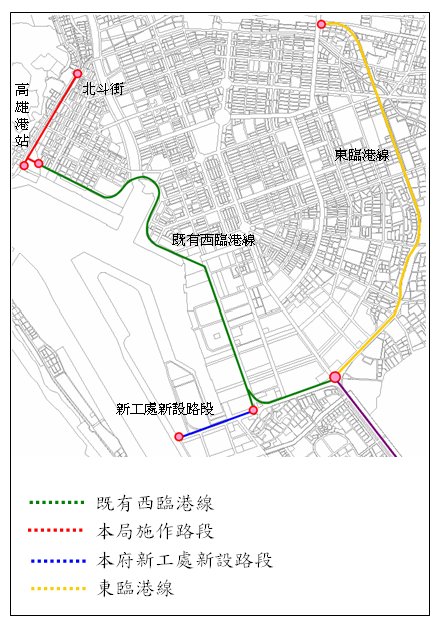 自行車景觀綠廊道規劃圖