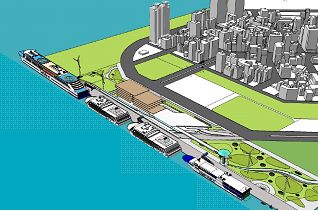 高雄港國際旅運中心模擬圖
