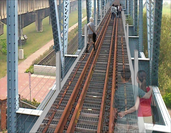 舊鐵橋模擬圖