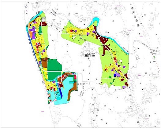 圖4 湖內區與茄萣區之都市計畫示意圖