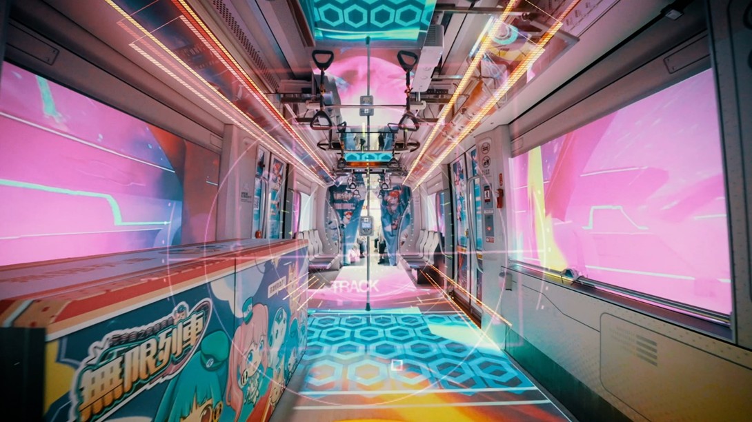 照片2  輕軌無限列車VR影像實境秀