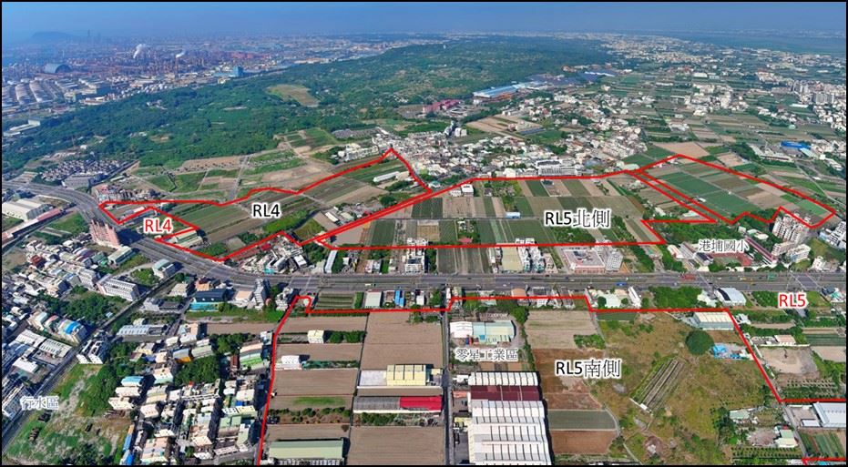 1-捷運RL4、RL5站周邊土地現況