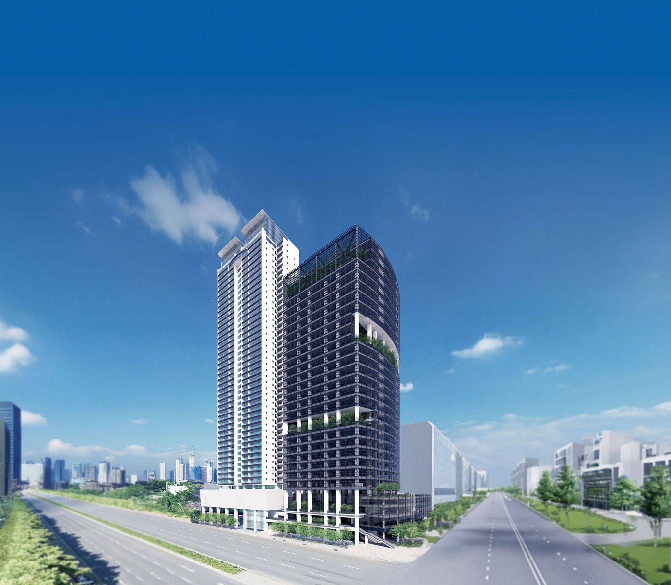 圖2-亞灣2.0特貿三南基地南_建築外觀示意
