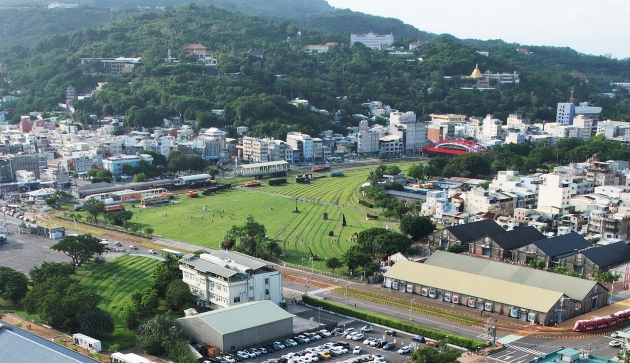 圖8 2025年高雄港站鐵道綠地