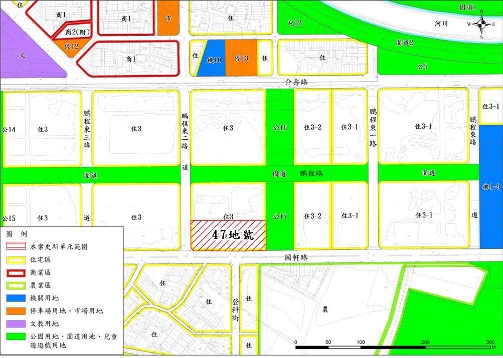 圖2、47地號基地都計圖