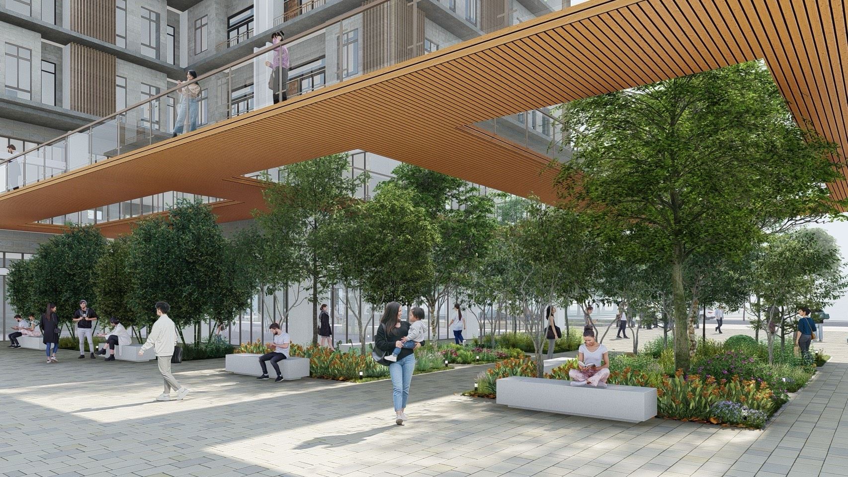 圖6、退縮空間營造綠意宜居環境