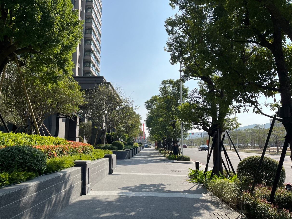 圖3 友善人行環境與連續性遮蔭空間示意圖