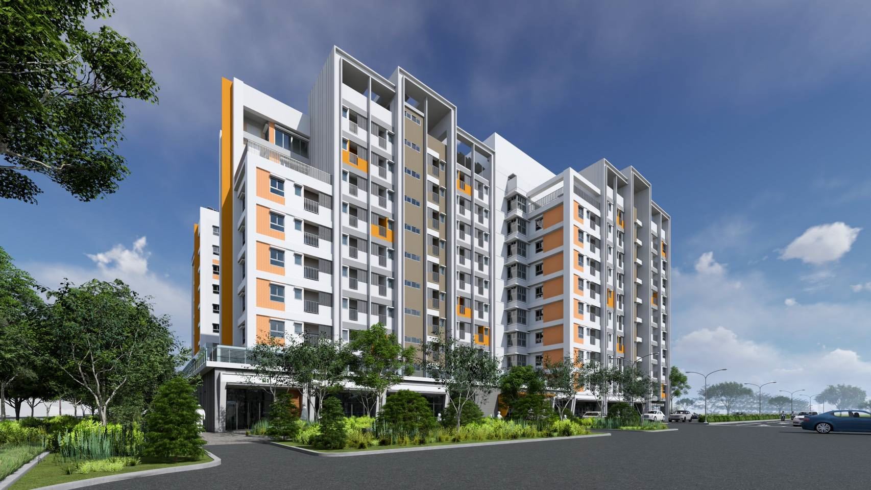 【圖五】高雄市大寮社會住宅模擬圖