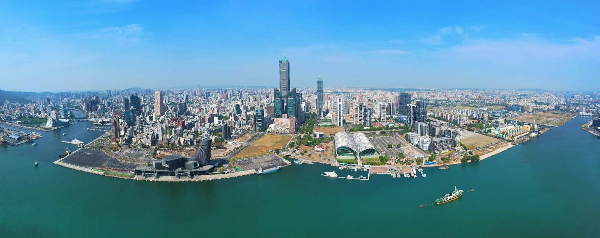 圖4 高雄港灣都會空拍