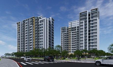 圖6橋新安居B社宅模擬圖1