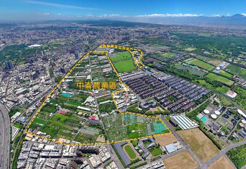 鳳山中崙農業區空照圖