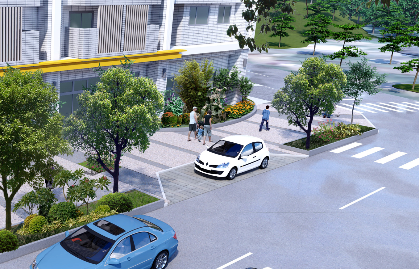 圖 7 鳳翔安居社會住宅-避車彎示意圖