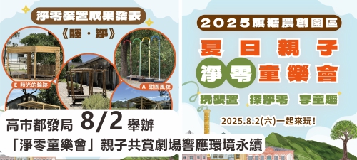 高市都發局8/2舉辦「淨零童樂會」親子共賞劇場響應環境永續(另開新視窗)